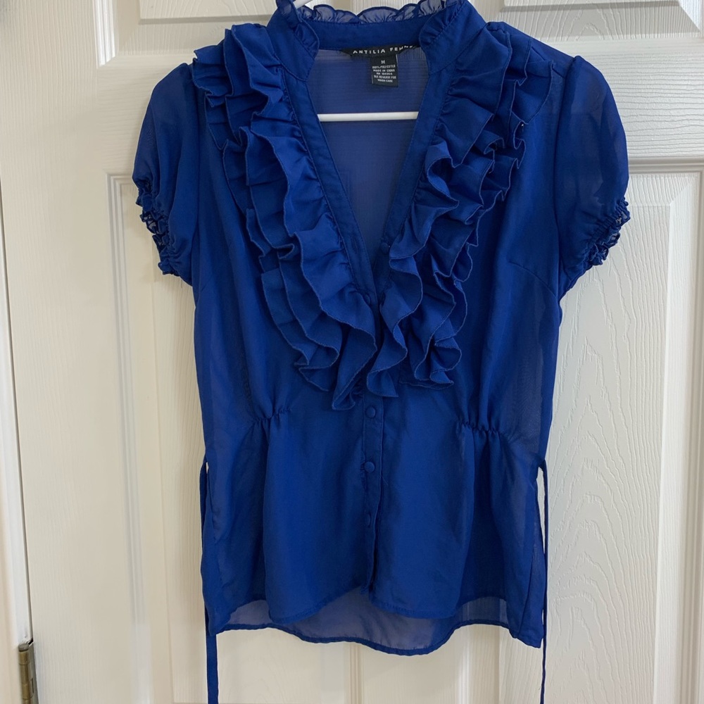Antilia Femme Blue Blouse